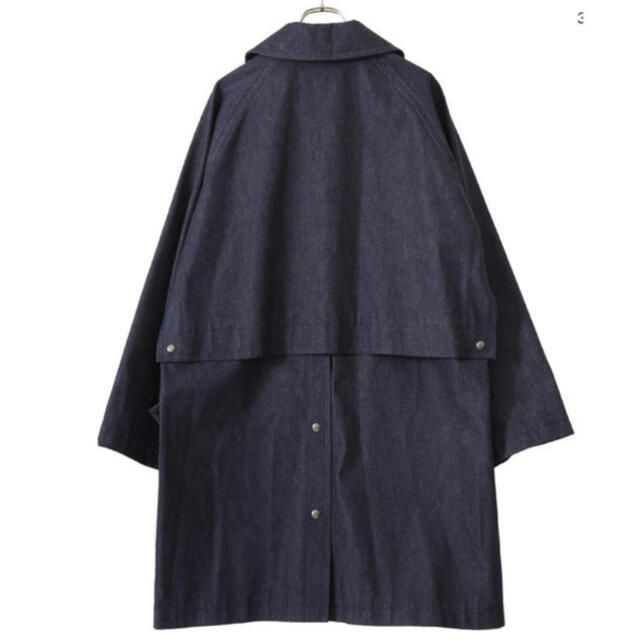 COMOLI(コモリ)のHERILL へリル  Cashmere denim PCT カシミアデニム メンズのジャケット/アウター(ステンカラーコート)の商品写真
