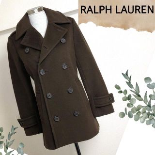 ラルフローレン(Ralph Lauren)のラルフローレン（7号）ブラウン色の正統派ピーコート(ピーコート)