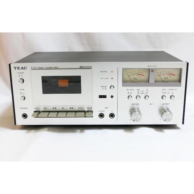 TEAC A-410 ティアック カセットデッキ 昭和 レトロ TEAC A-410 ティアック カセットデッキ 昭和 レトロ