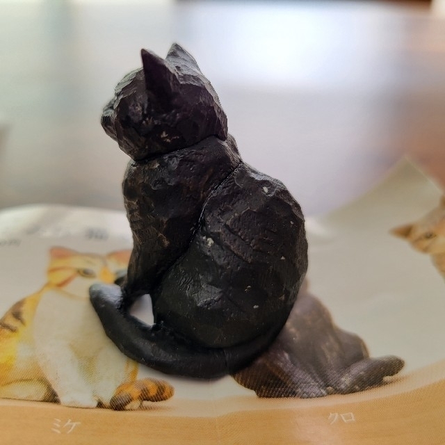 はしもとみお　猫の彫刻　黒猫 エンタメ/ホビーのフィギュア(その他)の商品写真