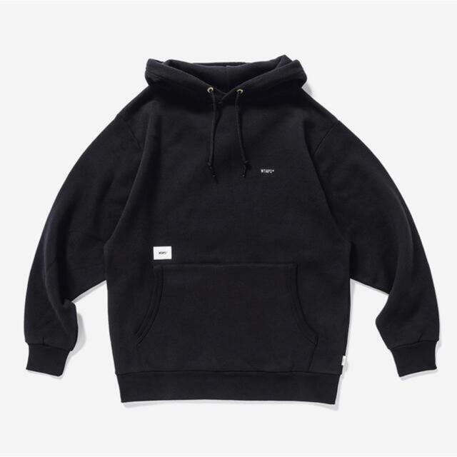 WTAPS FLAT HOODED COTTON  黒 サイズMパーカー