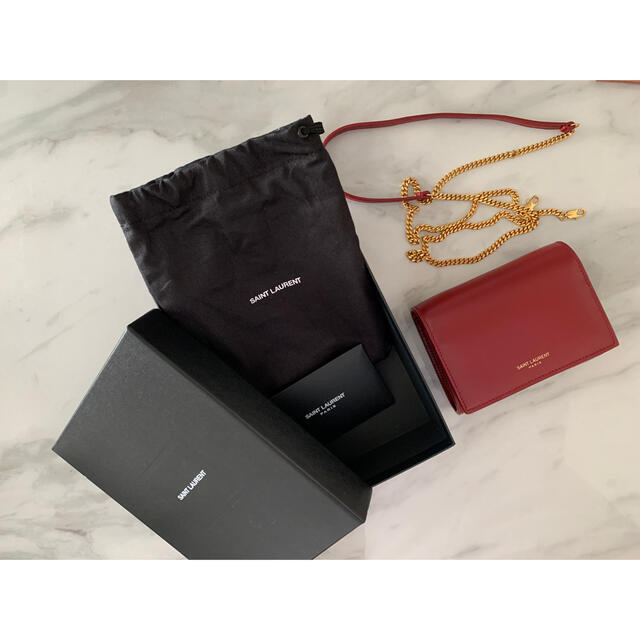 Saint Laurent(サンローラン)のサンローラン コンパクト チェーンウォレット♡ レディースのファッション小物(財布)の商品写真