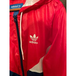 adidas ロゴプリント ナイロンジャケット AG68