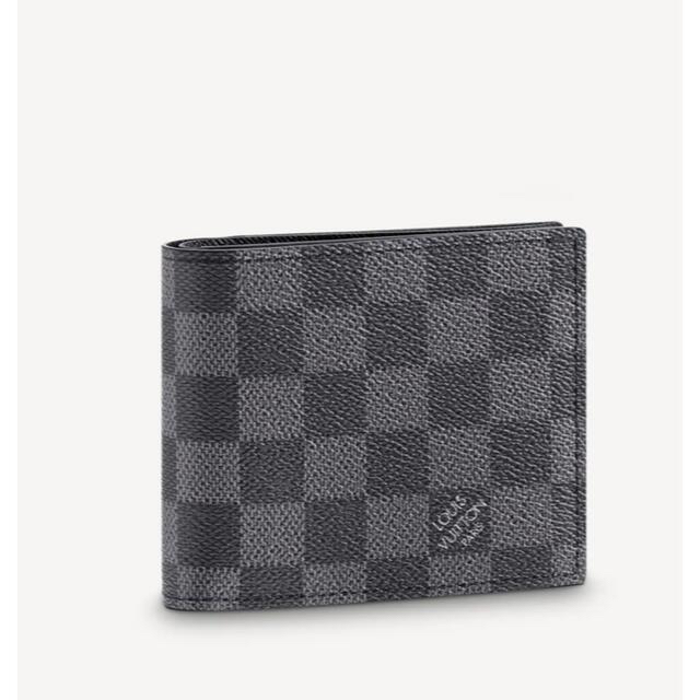 【同梱不可】 LOUIS VUITTON - ルイヴィトン ダミエ 2つ折り 折り財布
