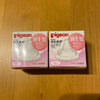 ピジョン(Pigeon)のピジョン　母乳実感　SS 2個セット(哺乳ビン用乳首)