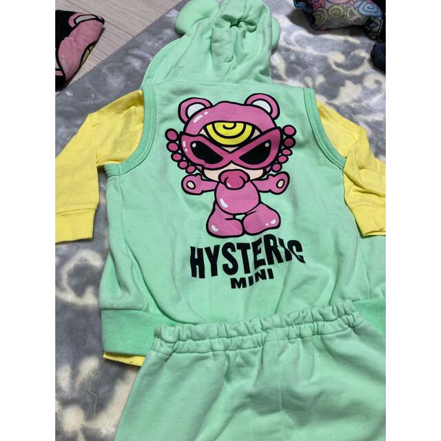 HYSTERIC MINI(ヒステリックミニ)のテディ　セット キッズ/ベビー/マタニティのキッズ服女の子用(90cm~)(Tシャツ/カットソー)の商品写真