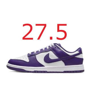 ナイキ(NIKE)のNIKE DUNK LOW COURT PURPLE 27.5cm(スニーカー)