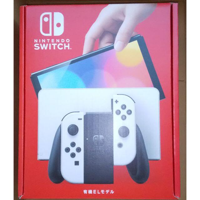 [新品] ニンテンドースイッチ本体 有機EL ホワイト (Switch)2022年1月保証書欄