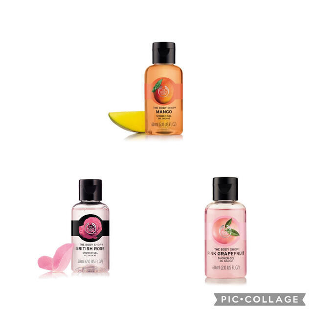 THE BODY SHOP THE BODY SHOP シャワージェル 60ml 3点セットの通販 by tmykk's shop｜ザボディショップ ならラクマ