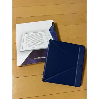 ラクテン(Rakuten)の【美品】Kobo Libra H2O ブラック　電子書籍リーダー(電子ブックリーダー)