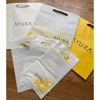 アユーラ(AYURA)のアユーラ AYURA ビニール 紙袋 ショッパー セット まとめ売り(ショップ袋)