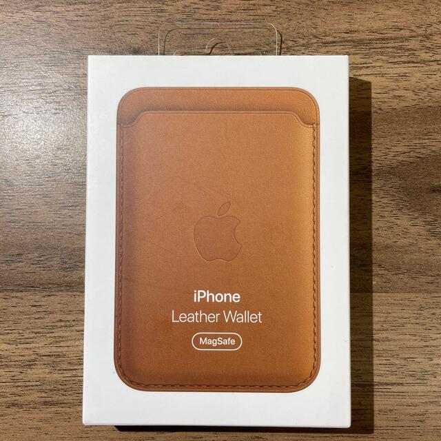 Apple(アップル)のAPPLE レザーウォレット/Saddle Brown スマホ/家電/カメラのスマホ/家電/カメラ その他(その他)の商品写真