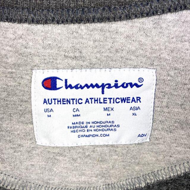 Champion(チャンピオン)の希少 90s チャンピオン スウェット ビッグプリント 目付き グレー 美品 メンズのトップス(スウェット)の商品写真