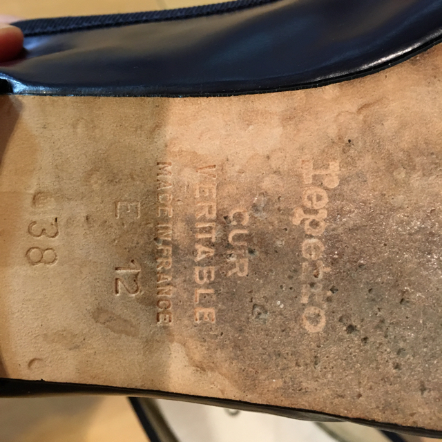 repetto(レペット)の在庫なし レペット バレエシューズ フラット ネイビー 38 24㎝ レディースの靴/シューズ(バレエシューズ)の商品写真