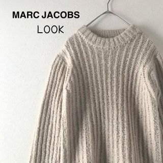 マークバイマークジェイコブス(MARC BY MARC JACOBS)のマークジェイコブス ローゲージニット ざっくりニットナチュラルカラー(ニット/セーター)