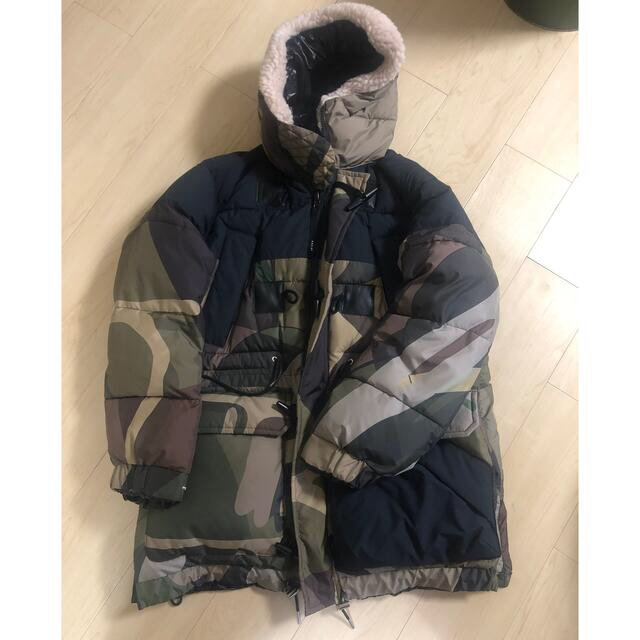 sacai kaws padded blouson multi サイズ2 - ダウンジャケット