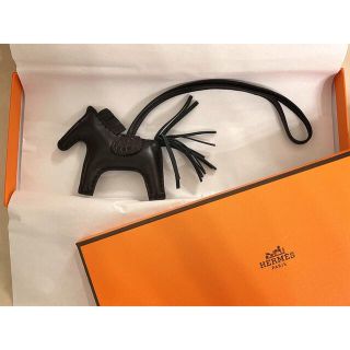 エルメス(Hermes)のHERMES エルメス  ロデオタッチ　ソーブラック　PM(バッグチャーム)