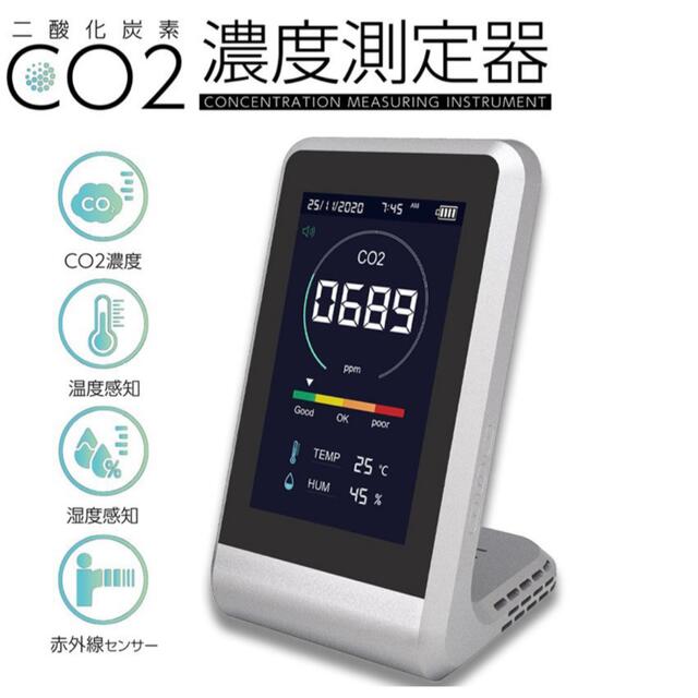 CO2マネージャー 二酸化炭素濃度測定器 温度測定 湿度測定　x 9個