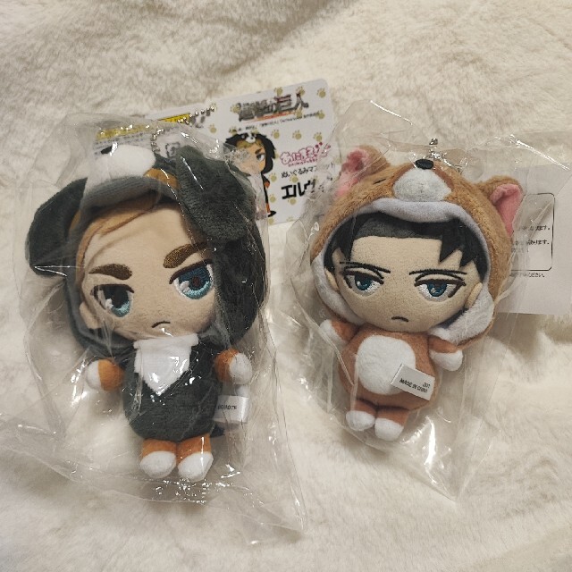 進撃の巨人 エルヴィン リヴァイ あにまるっこ ぬいぐるみ 進撃の巨人 エルヴィン リヴァイ あにまるっこ ぬいぐるみ
