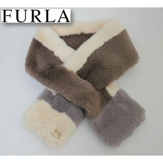 フルラ(Furla)の新品・ＦＵＲＬＡ(フルラ)エコファーマフラー ふわふわの肌触り 激カワ(マフラー/ショール)