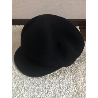 Hermes - エルメス　カシミア　ブラック　キャスケット 帽子 キャップ