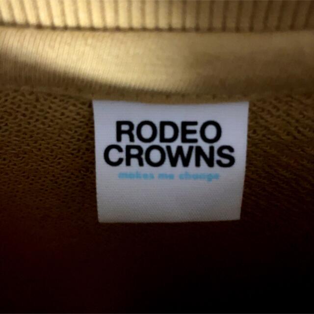 RODEO CROWNS(ロデオクラウンズ)の1点物古着デザインスウェットトレーナー長袖袖プリキャラクターふるだんふるじょ メンズのトップス(スウェット)の商品写真