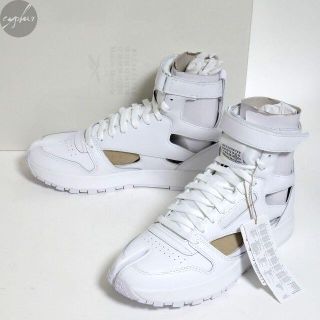 マルタンマルジェラ(Maison Martin Margiela)の39 新品 メゾンマルジェラ リーボック レザー タビ ハイカット スニーカー(スニーカー)