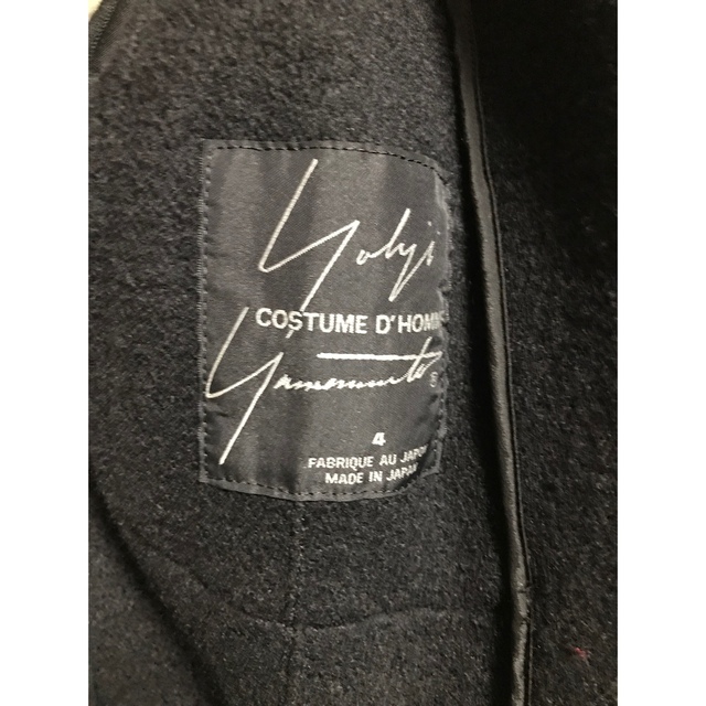 Yohji Yamamoto(ヨウジヤマモト)のyohji yamamoto COSTUME D'HOMME コート メンズのジャケット/アウター(チェスターコート)の商品写真