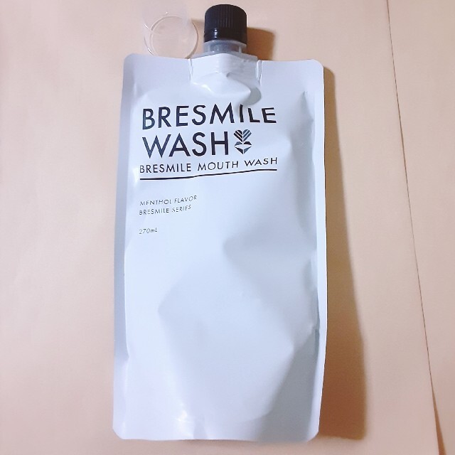 ブレスマイル ウォッシュ 270ml 軽量カップ付きBRESMILE WASH コスメ/美容のオーラルケア(マウスウォッシュ/スプレー)の商品写真