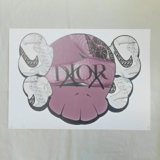 Death Nyc~カウズ ( KAWS ) アートポスター 未使用/極美品