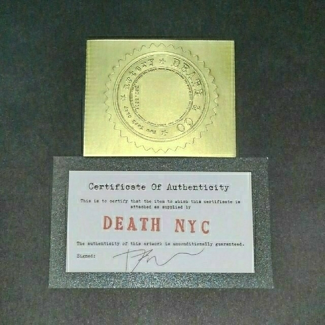 Death Nyc~カウズ ( KAWS ) アートポスター 未使用/極美品