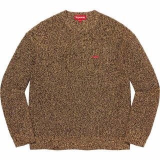 シュプリーム(Supreme)の新品 Supreme Melange Rib Knit Sweater Lサイズ(ニット/セーター)