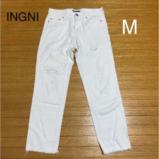 イング(INGNI)のINGNIホワイトデニム M(デニム/ジーンズ)