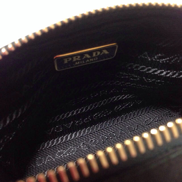 【PRADA】リボン付きポーチ PRADA♡リボン ポーチ小♡