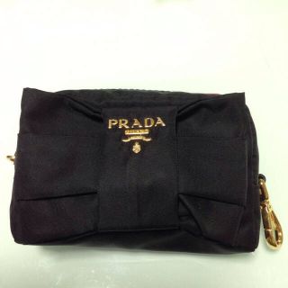 プラダ(PRADA)のPRADA♡リボン ポーチ小♡(ポーチ)