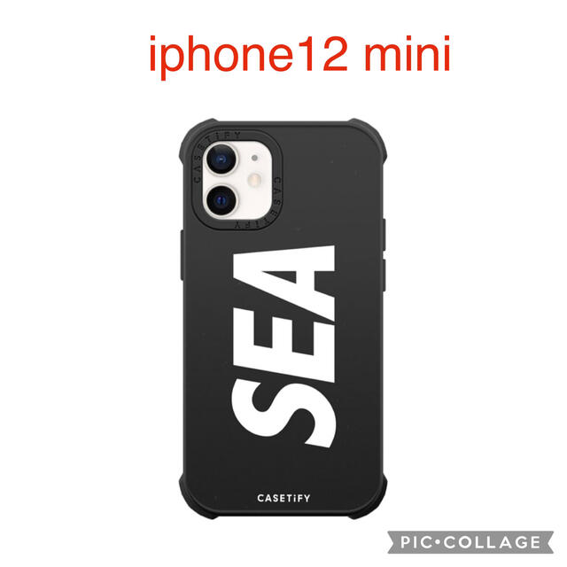 スマホ/家電/カメラCASETIFY × WIND AND SEA iPhone12miniケース