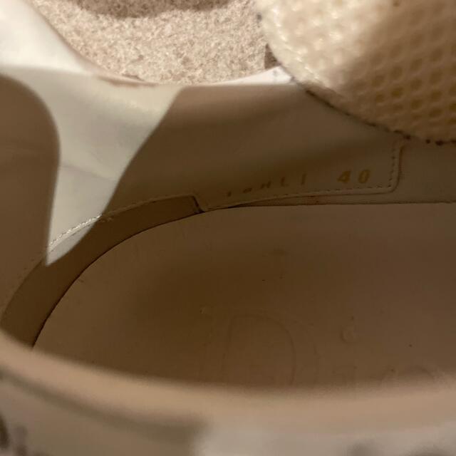 DIOR HOMME(ディオールオム)の＊美品Dior Homme  アトリエロゴスニーカー　B01  ホワイト 40＊ メンズの靴/シューズ(スニーカー)の商品写真