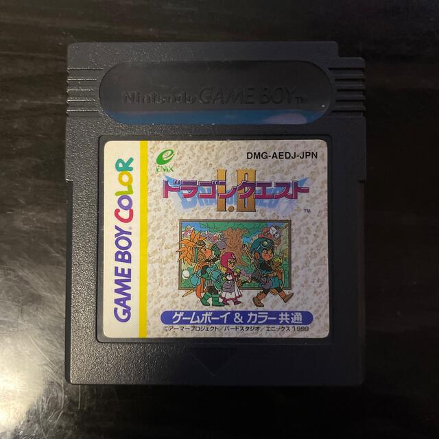 任天堂(ニンテンドウ)のゲームボーイカラー　GBC ドラゴンクエストⅠ.Ⅱ  エンタメ/ホビーのゲームソフト/ゲーム機本体(携帯用ゲームソフト)の商品写真