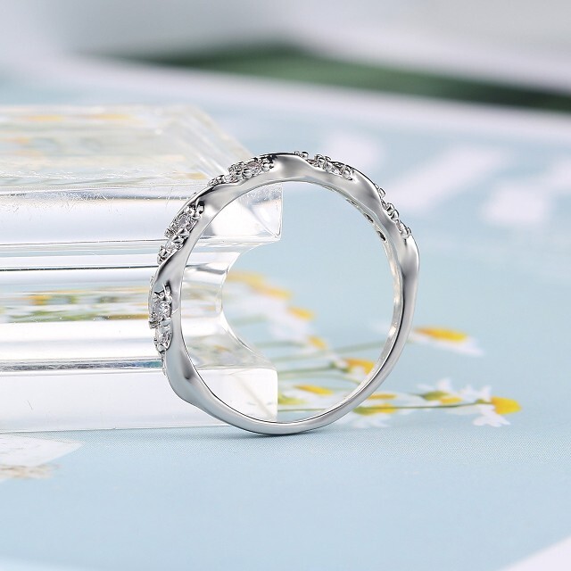 レディース リング メンズ ジルコニア 指輪 CZダイヤ 女性 アレルギー対応 レディースのアクセサリー(リング(指輪))の商品写真