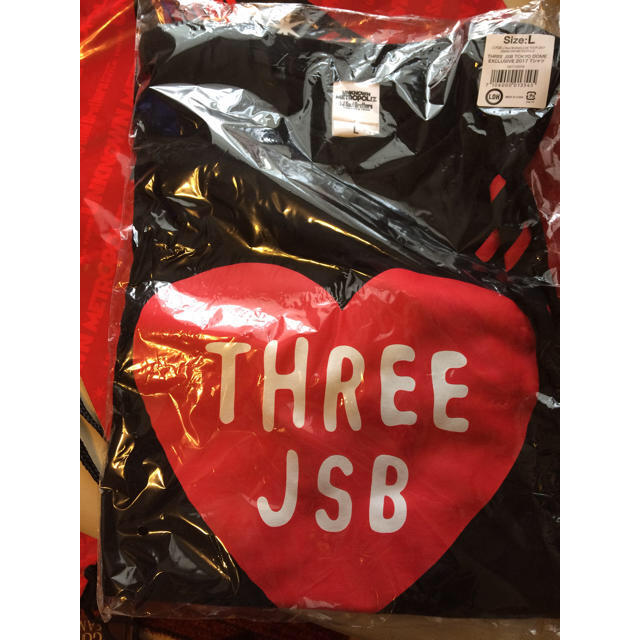 JSB Tシャツ L サイズ 新品 ハート 三代目 ドーム 東京 大阪 ライブ