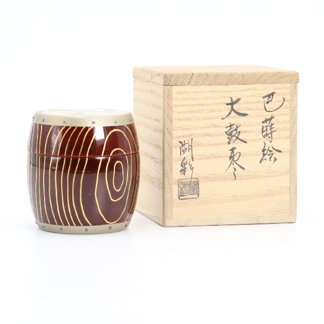 中村湖彩作 巴蒔絵太鼓棗 茶道具 C48 福袋 8160円 dtwg.co.uk-日本全国