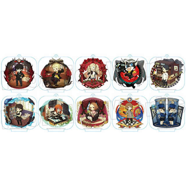 ペルソナ5 キャラクタークロニクル　缶バッジ　アクリルスタンドキーホルダー エンタメ/ホビーのアニメグッズ(その他)の商品写真