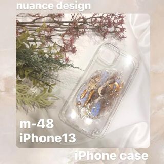 リリーブラウン(Lily Brown)の【"O"case.】ニュアンスiPhoneケース m-48+α【13】(iPhoneケース)