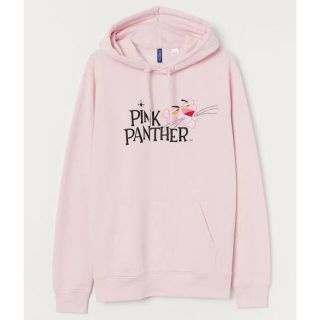 エイチアンドエム(H&M)のピンクパンサー　フード付きパーカー　PINK PANTHER(パーカー)