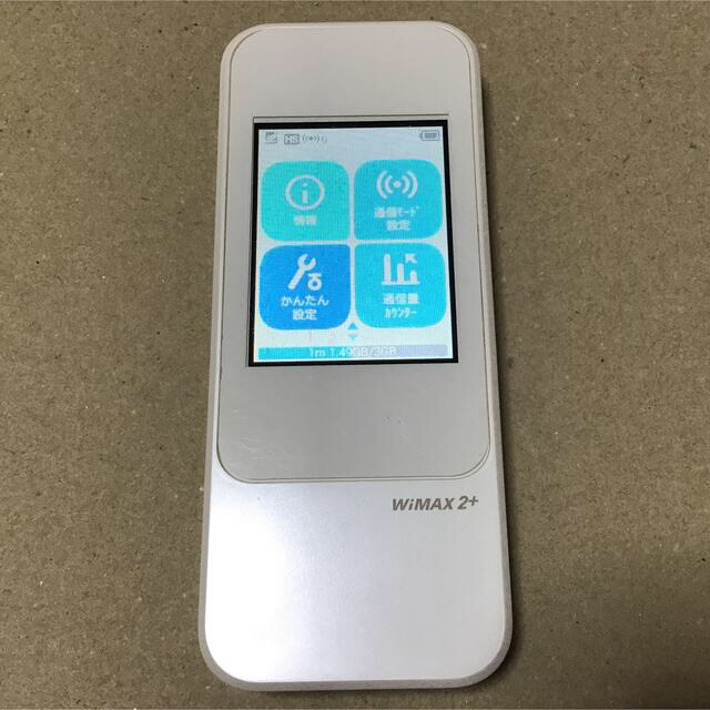 モバイルルータ　UQ WIMAX　W04　ホワイト