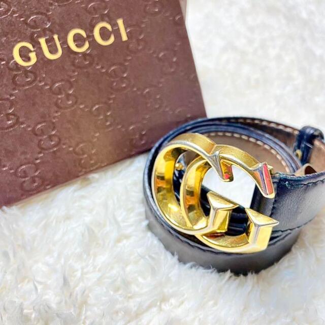 限定値下げ❗️✨極美品✨GUCCI グッチ ベルト マーモント ゴールド