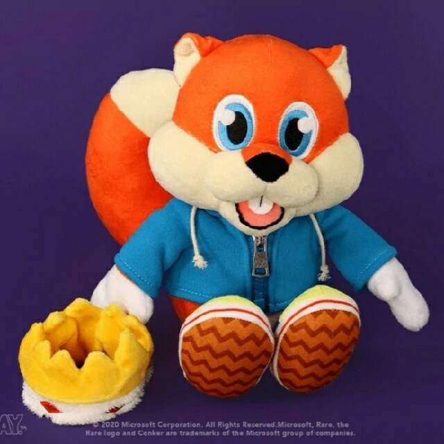 コンカー　おしゃべり　ぬいぐるみ　Conker's Bad Fur Dayエンタメ/ホビー