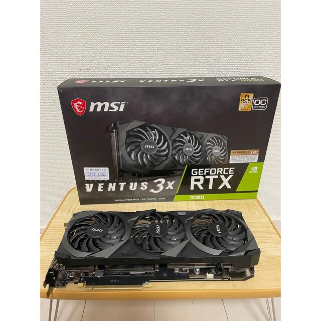 RTX3080 msi VENTUS 3X 非LHRPC/タブレット