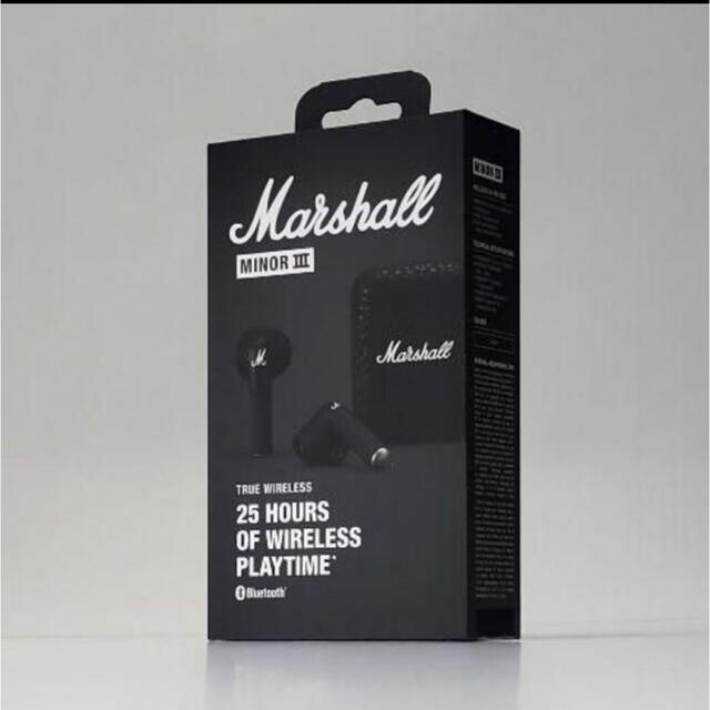 Apple(アップル)のMarshall Minor Ⅲ black スマホ/家電/カメラのオーディオ機器(ヘッドフォン/イヤフォン)の商品写真