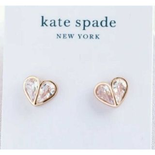 ケイトスペードニューヨーク(kate spade new york)の【新品】kate spade ケイトスペード ピアス ローズゴールドロックソリ(ピアス)